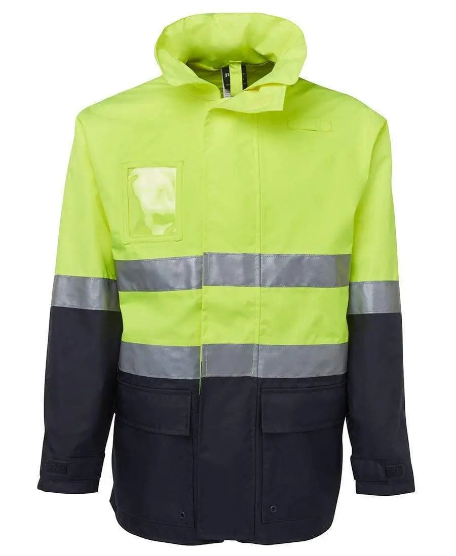 JB'S Hi-Vis Long Line Jacket 6DNLL Metro Workwear.